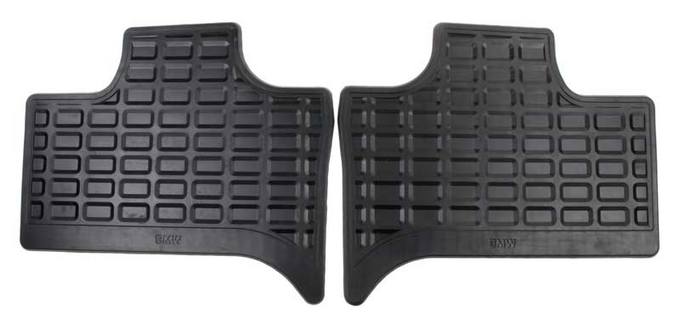 BMW Floor Mat Set - Rear (All-Weather) (Black) 51470000579